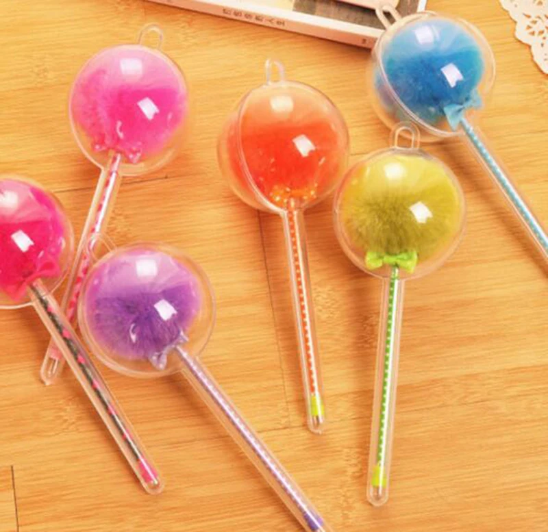 Новинка плюшевая шариковая ручка с мультяшным бантом