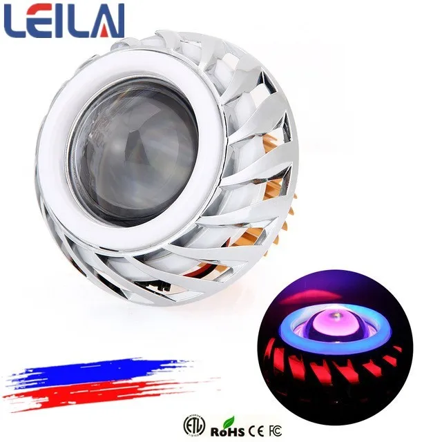 
Светодиодный ангельский налобный фонарь Dvil, стробоскопическая вспышка для мотоцикла 