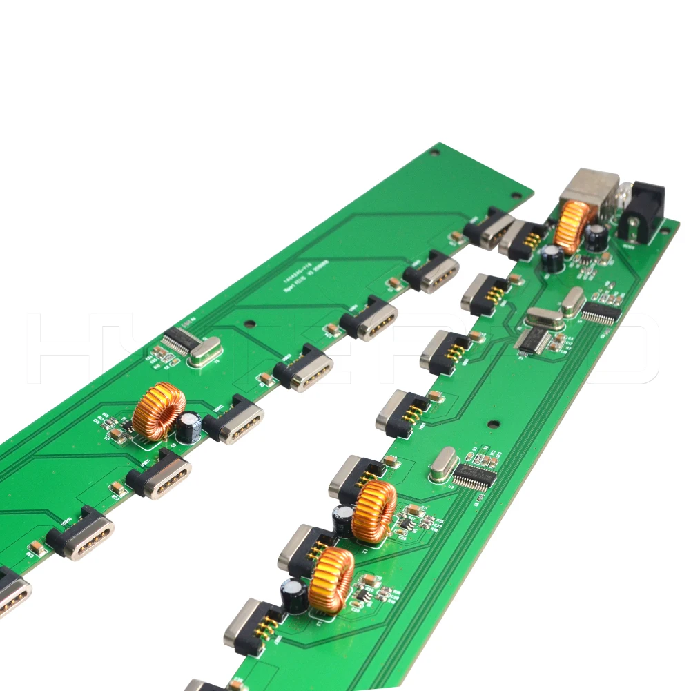 HytePro 16 Port Micro Usb Otg Hub Module with 4 Pogo Pin Magnetic Connector