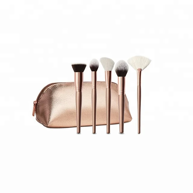 Hot 2018 makeup brush set with bag,beautiful fan brush face paint,Fashion powder brush sweeper