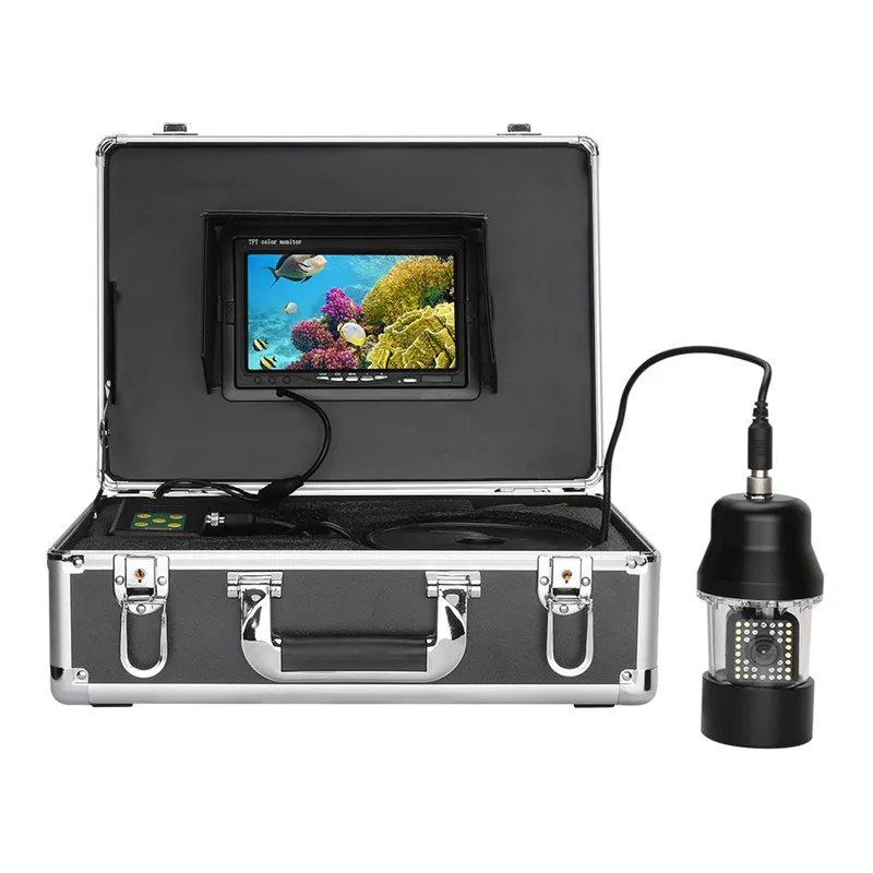 360 Degree Rotating Underwater Fishing Video Camera Fish Finder IP68 Waterproof 