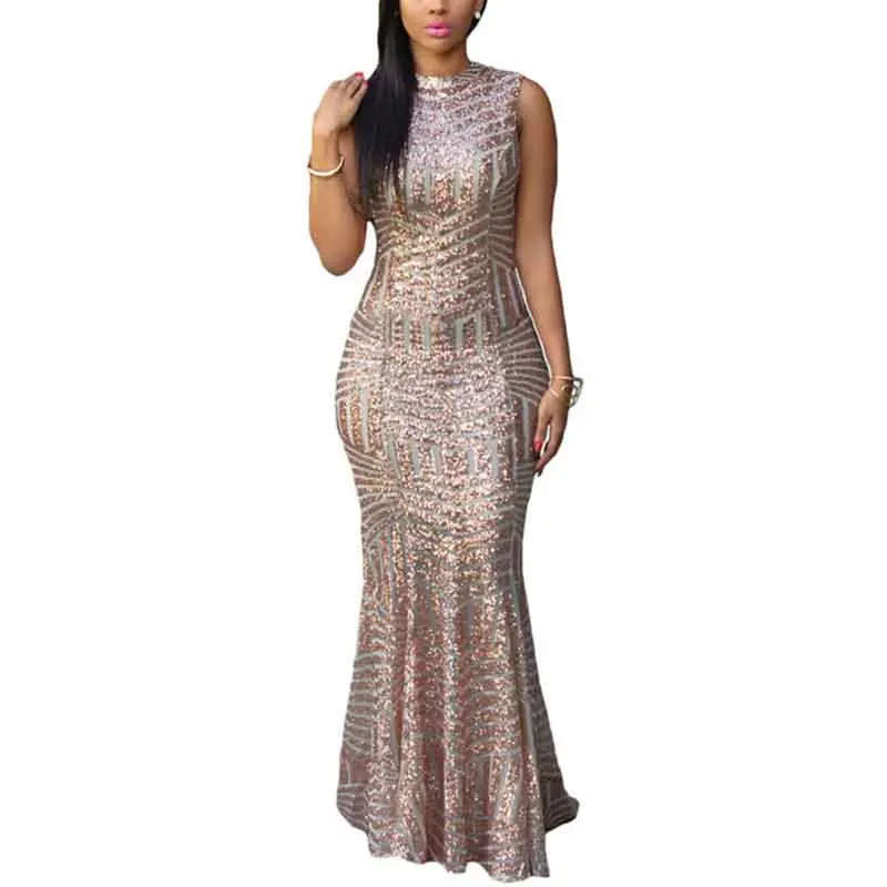 2024 Women Wholesale Long Sequin Dress Sexy Wedding Evening Dresses Casual