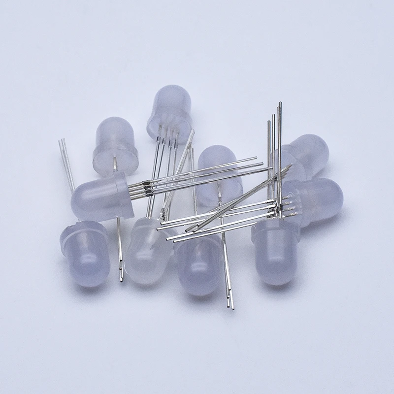 Czinelight Ultra Bright Straw Hat Led Diode Dip 4 Pins Rgb F8 8mm Light Emitting Diode Wholesale Price