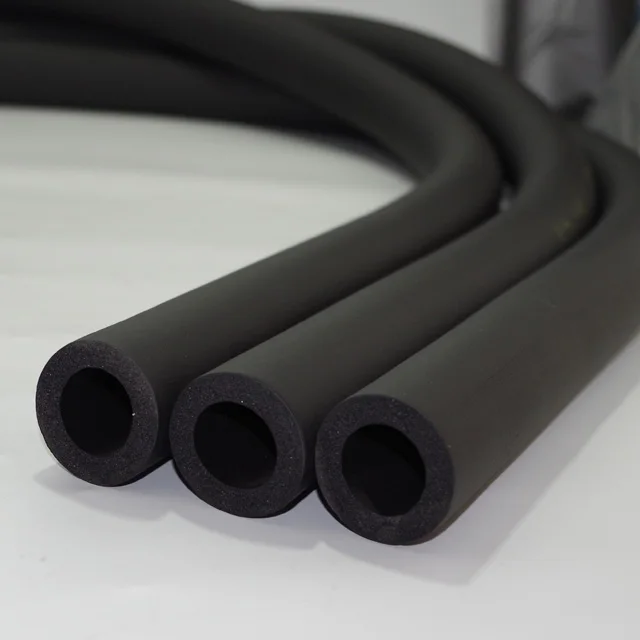 Tubo de espuma de aislamiento de tubo grueso de 0.37 pulgadas, tubo de  espuma aislante de goma y plástico, rollo de envoltura de tubo de espuma  con