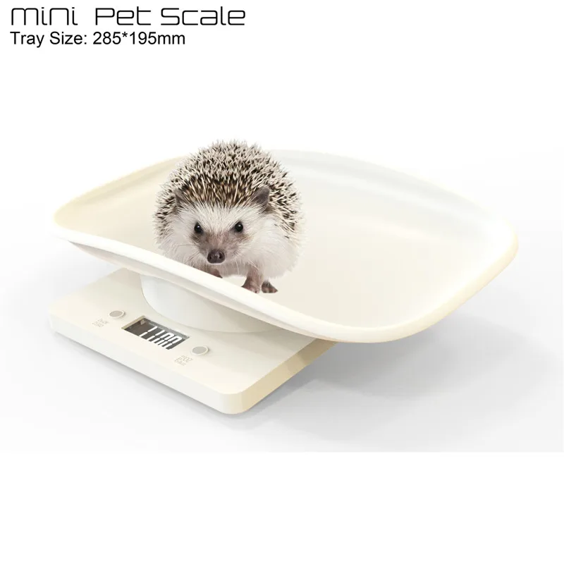 Perezy Plastic Electronic Digital Baby Pet Scale Hd LCD Display Measure Tool Infant Baby Pet Body Weighing Accurately 1G-10Kg 