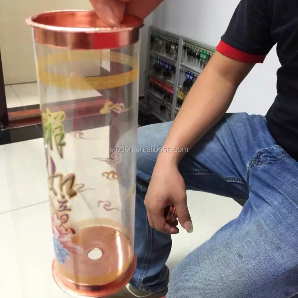 Plastic Round Boxes Making Machine,PVC Jar Making Machine,clear Round Tube Side Pasting Machine