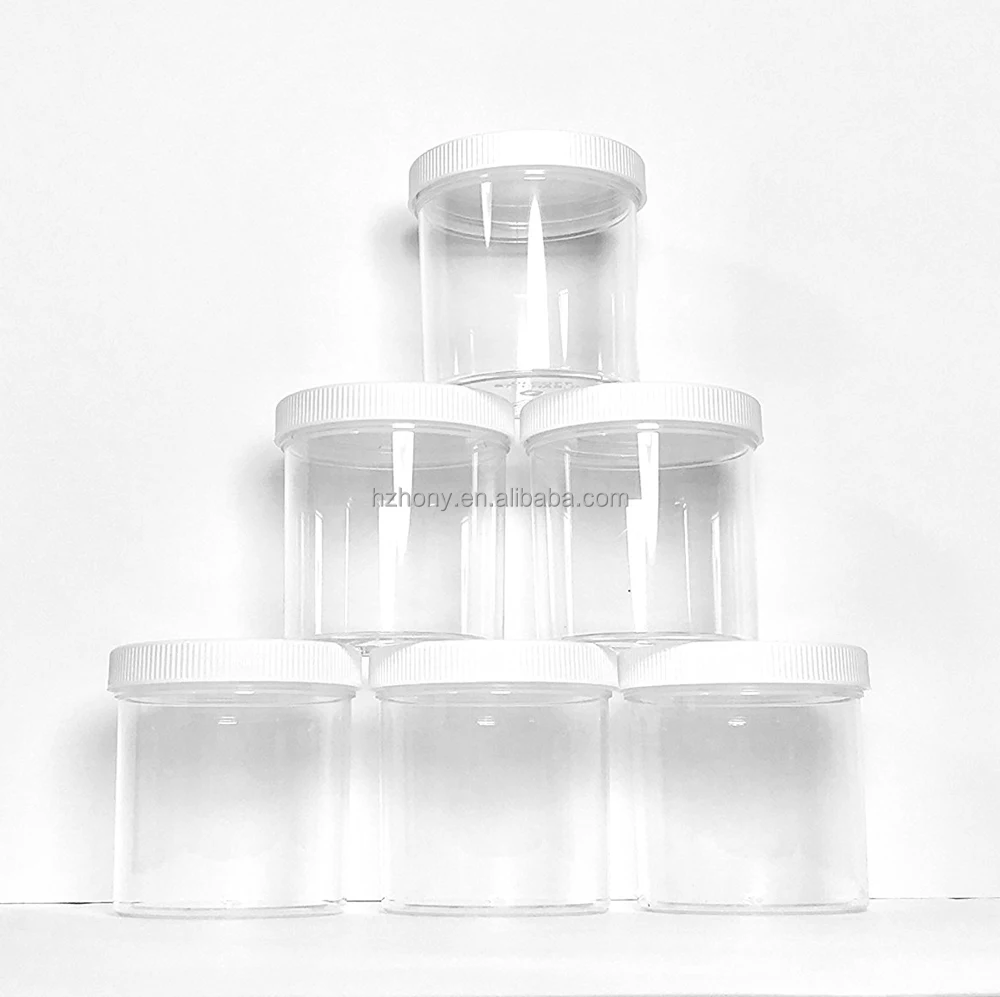 slime storage jars 6 oz (in 6, 18, and 30 packs) - clear all