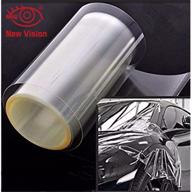 Fangfei Clear Paint Protection Bulk Vinyl PPF Car Wrap Film Self- Healing  TPU Film Motor Bicycle Frame Protective Film (Transparent, 20 x 60)