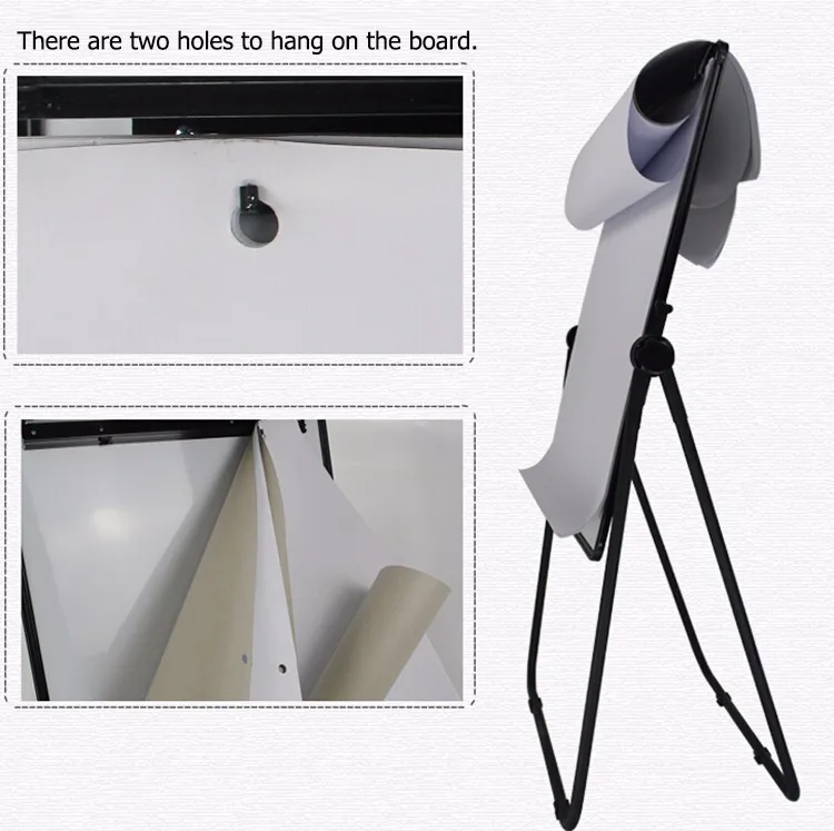 High Quality White Board Stand Flip Chart Easel A1 Size Flip Chart