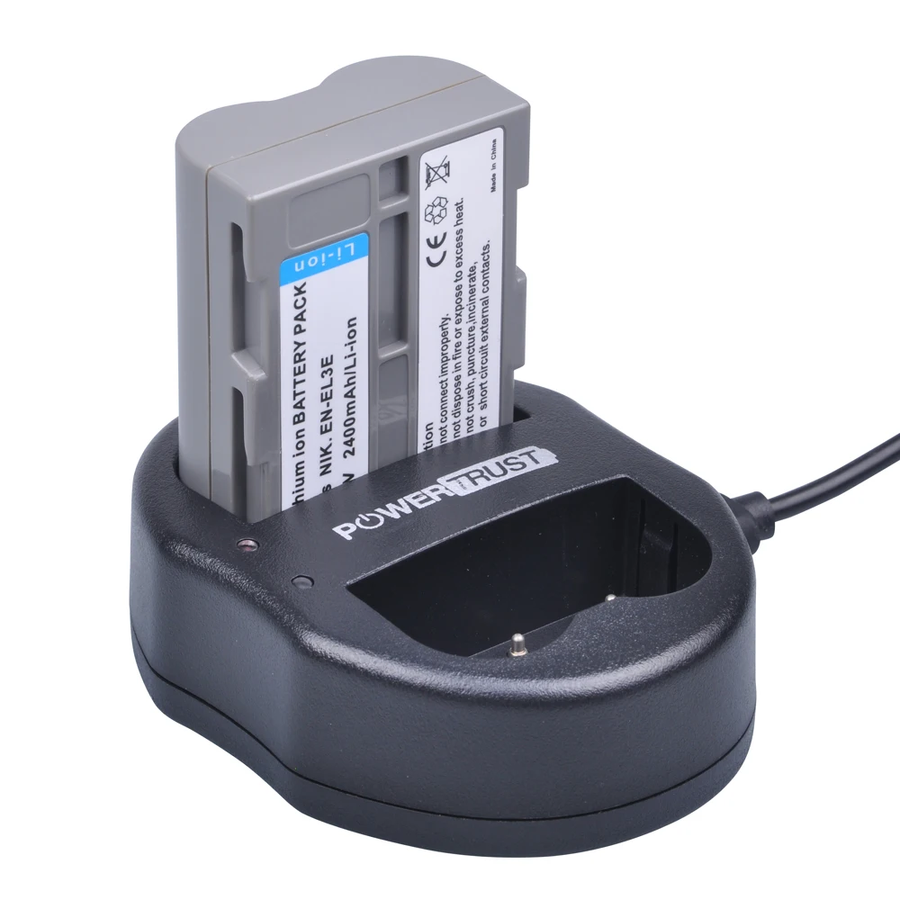 EN-EL3e RU EL3e ENEL3e EN-EL3 USB двойное зарядное устройство для Nikon D90 D80 D300 D300s D700 D200 D70 D50 D70s D100