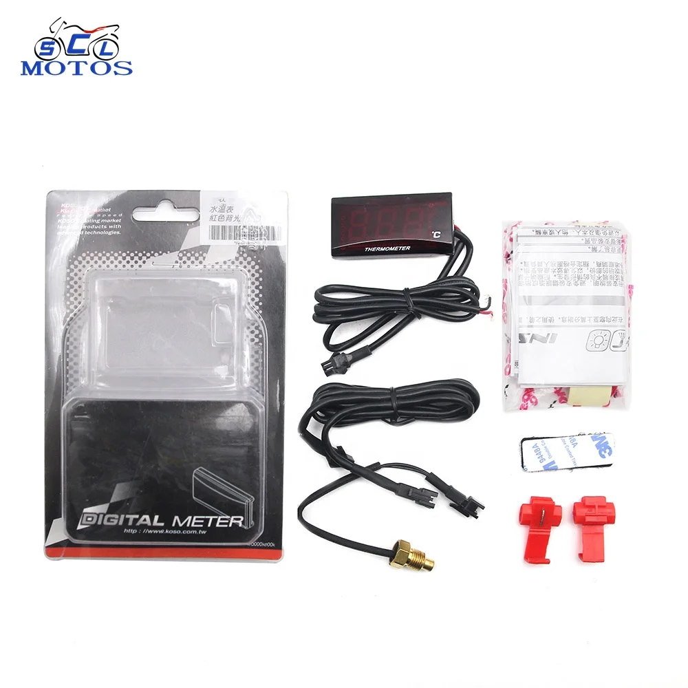Цифровой термометр для мотоцикла с цифровым дисплеем