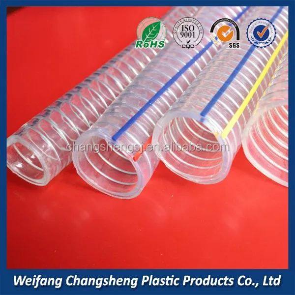 PVC Steel Wire Spiral Ring Netting Water Hose Pipe - China Steel