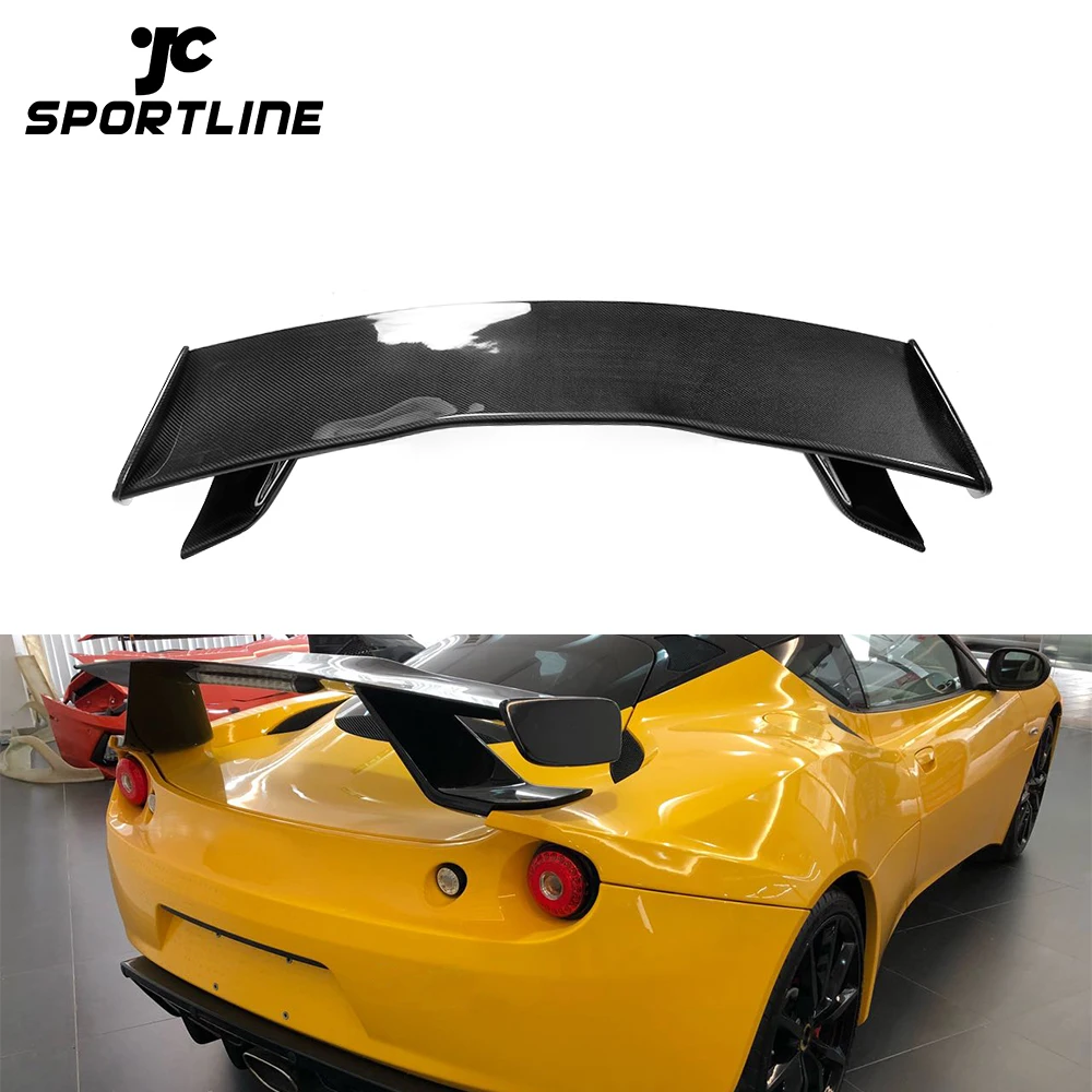 ロータス エヴォーラ カーボン リアウィング Carbon Fiber Rear Racing Wing Spoiler for Lotus Evora (2010-2016