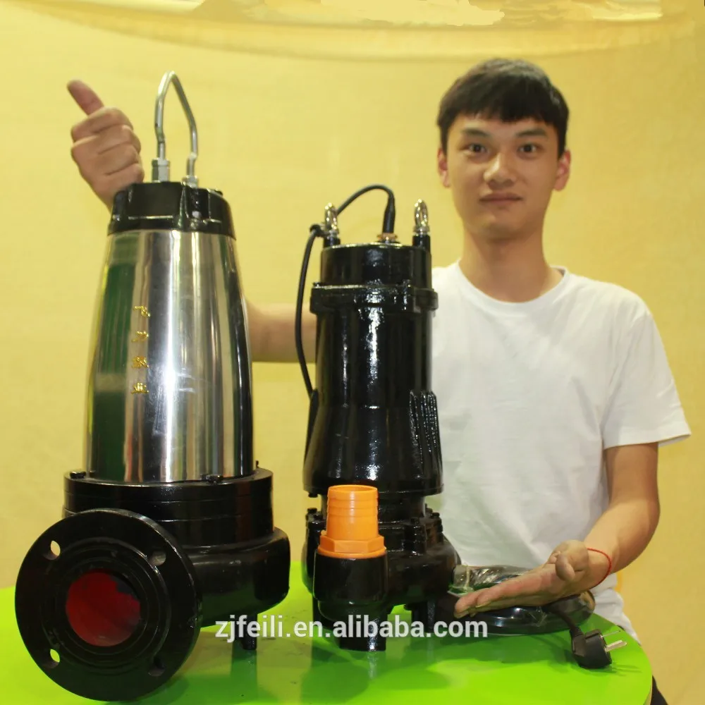 Bomba Fecal Con Trituradora Ampika QW-1801DF - 1800W, 21,000L/h, 5m Altura
