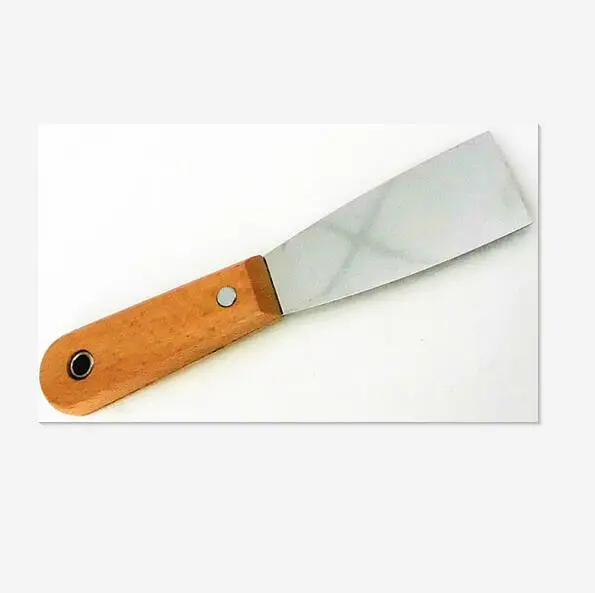 wooden handle putty scraper