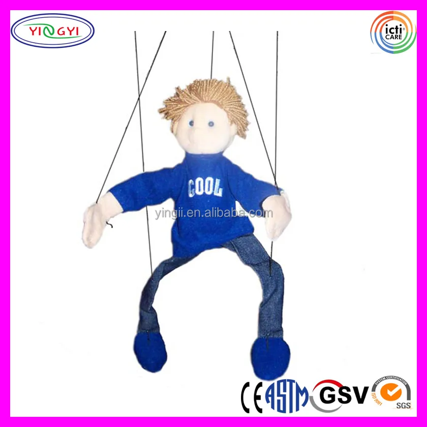 A201 Funny Playing Toy String Puppet Doll Plush Puppet Marionettes