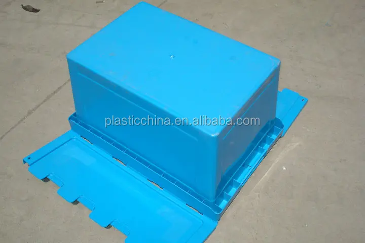 
60 л HDPE пластиковый ящик для логистики с крышкой 