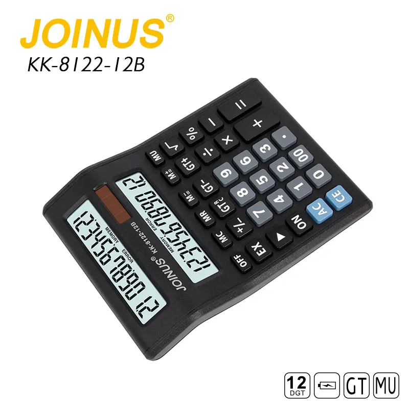 JOINUS Desktop 12 Digit Double Screen Calculator with Cheap Price for Business