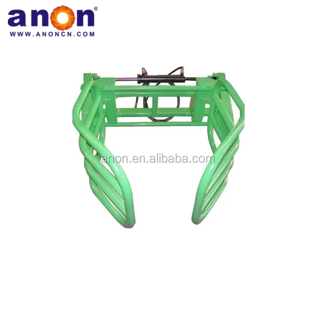 ANON hay Bale Grab High Quality Hydraulic Tractor Silage Bale Grab Bale Gripper