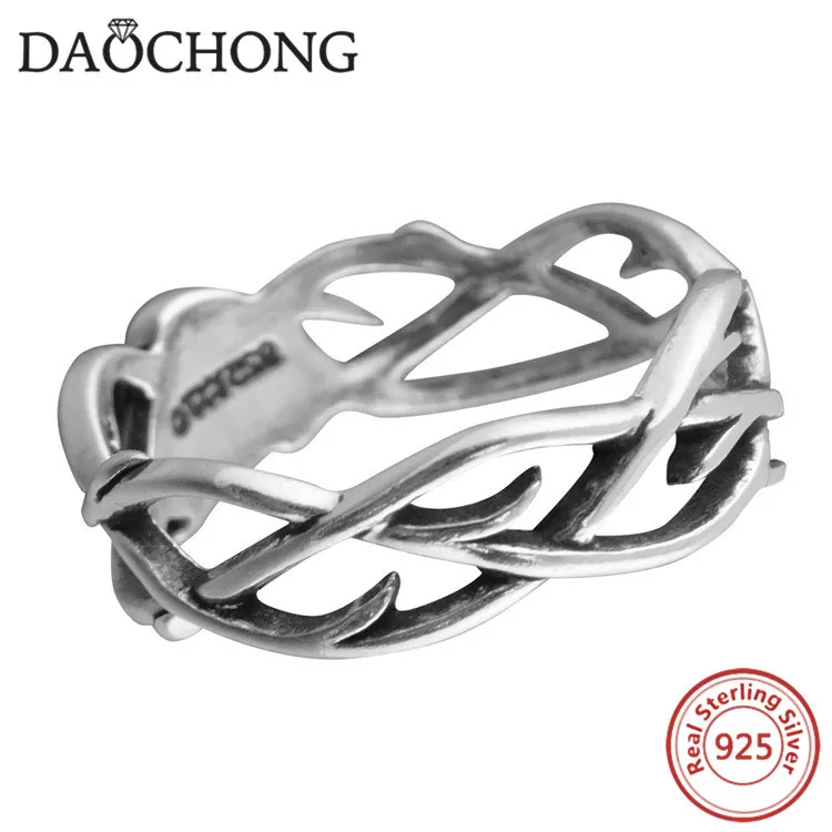 Sterling Silver Ring - Crown Of Thorns Ring Polished