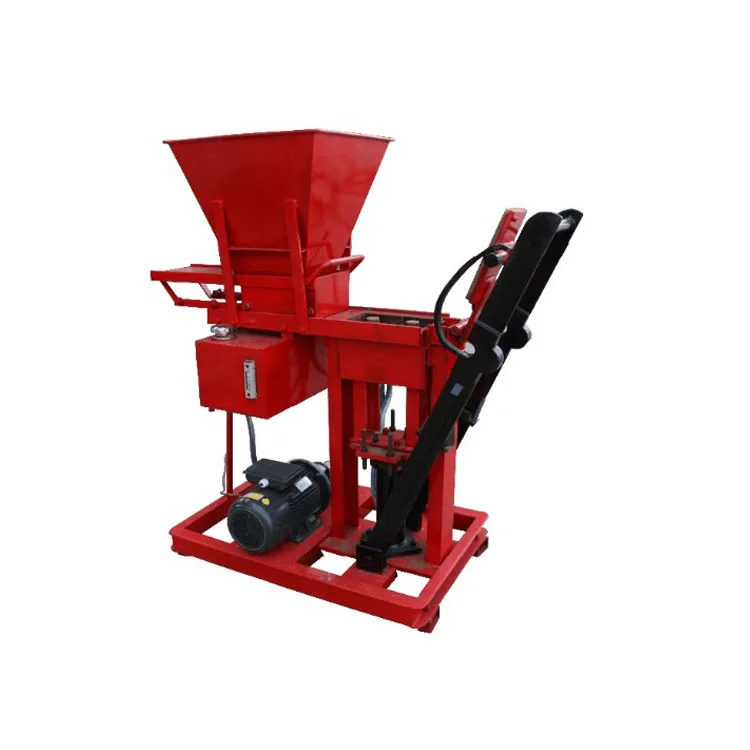 Manual Compressed Earth Soil Interlocking Brick Machine