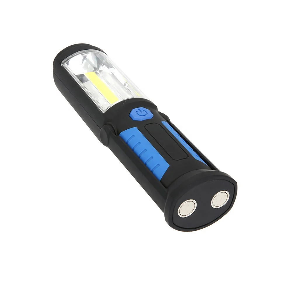 Luce Da Lavoro LED+COB Ricaricabile &ndash; Torcia Magnetica Manuale USB