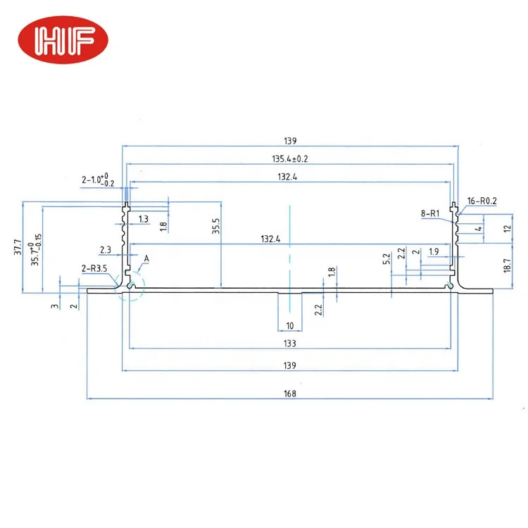 Aluminum Extrusion Enclosure Control Project Box for Cctv Video Recorder Mdvr Motor Speed Controller