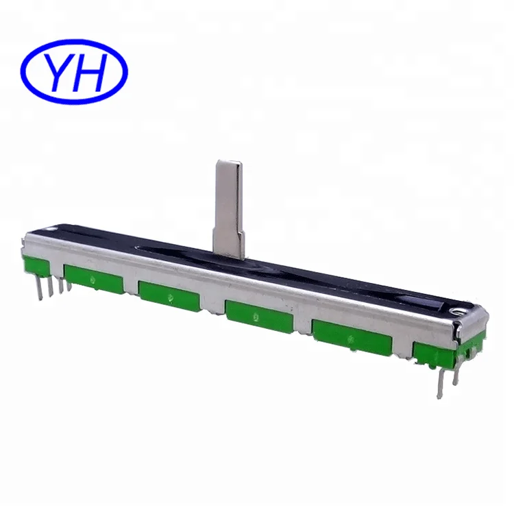 Fader in mixer PS30M PS60M PS45M ALPHA RA6044 100mm 60mm 45mm 30mm 20mm travel 10K 20K 50K 100K fader slide potentiometer 60mm