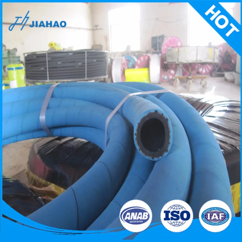 High Temperature Resistant WP 20 bar and BP 60 bar Fiber Braided Flexible Heat Resistant Rubber Hose 6mm