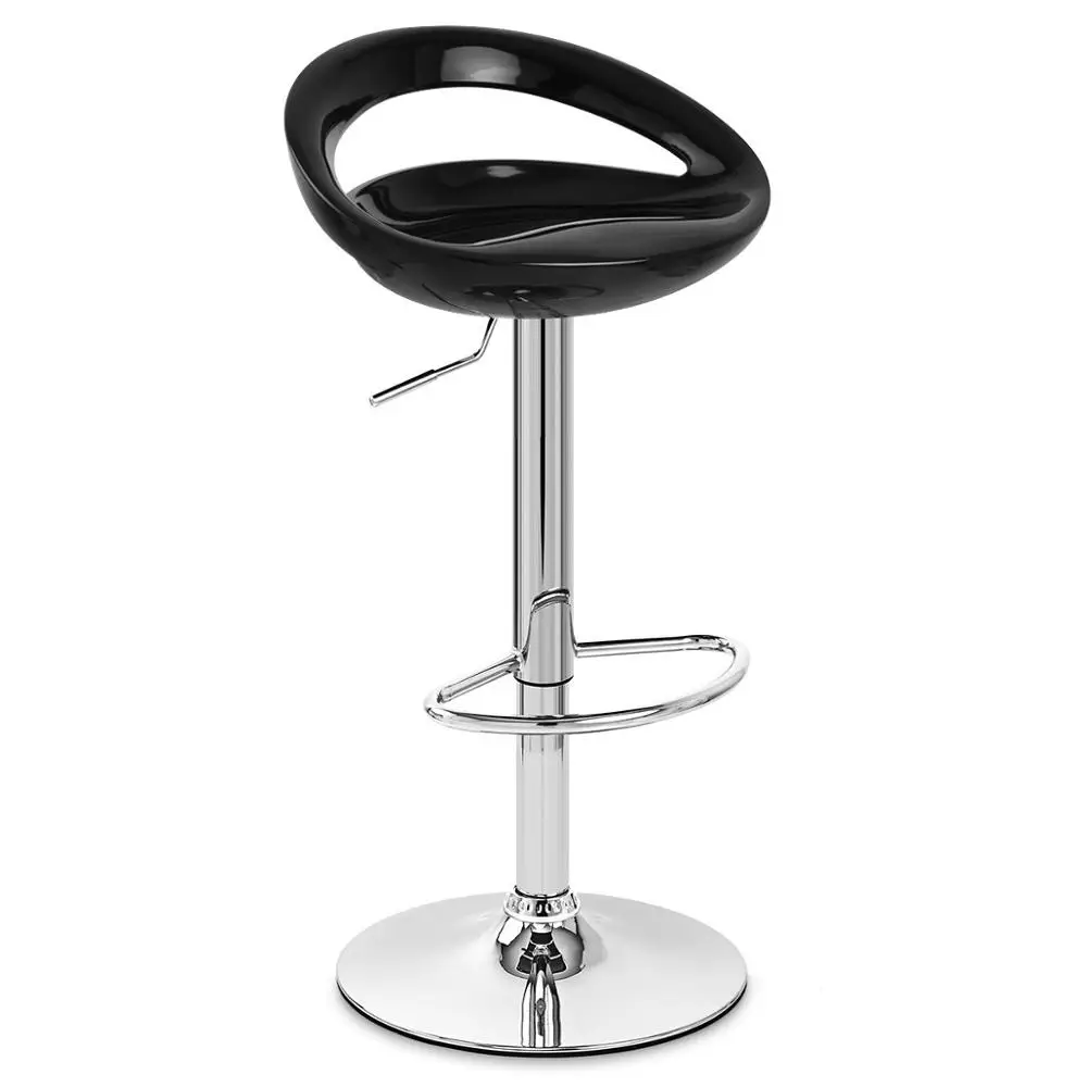 High End Red Plastic Rotating Bar Chairs Modern Abs High Bar Stool Buy Bar Stool High Chair