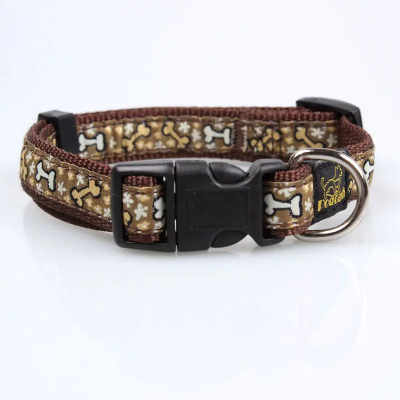 Стандартный собак pet ошейник безопасности и регулируемые пользовательский дизайн нейлон или полиэстер