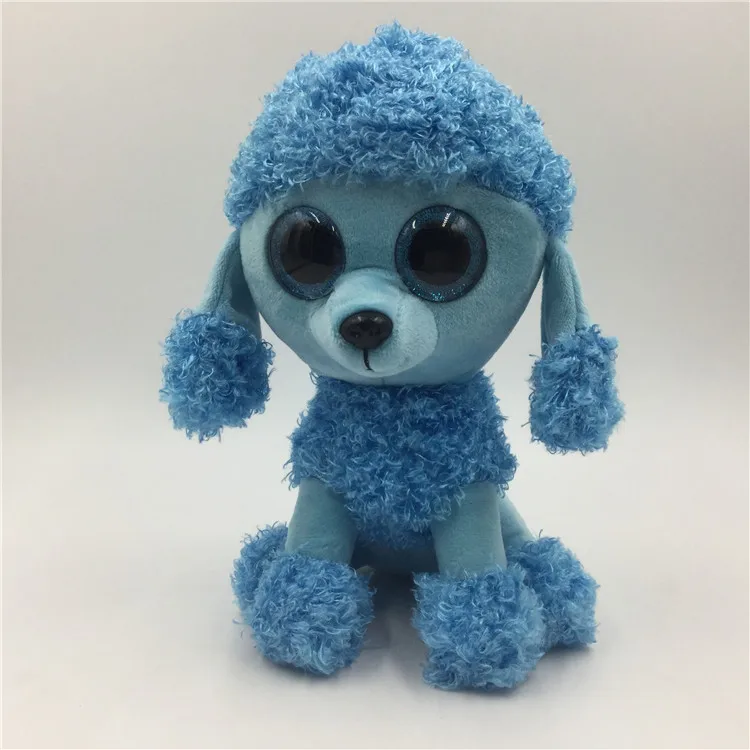 blue poodle stuffed animal