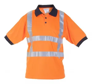 Workwear Hi-vis Work Shirts High-Visibility Reflective T-shirt