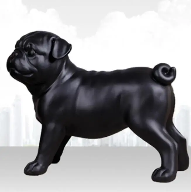 面白い樹脂パグ犬の装飾品の彫像 Buy 犬の装飾品 面白い 樹脂パグ犬 Product On Alibaba Com
