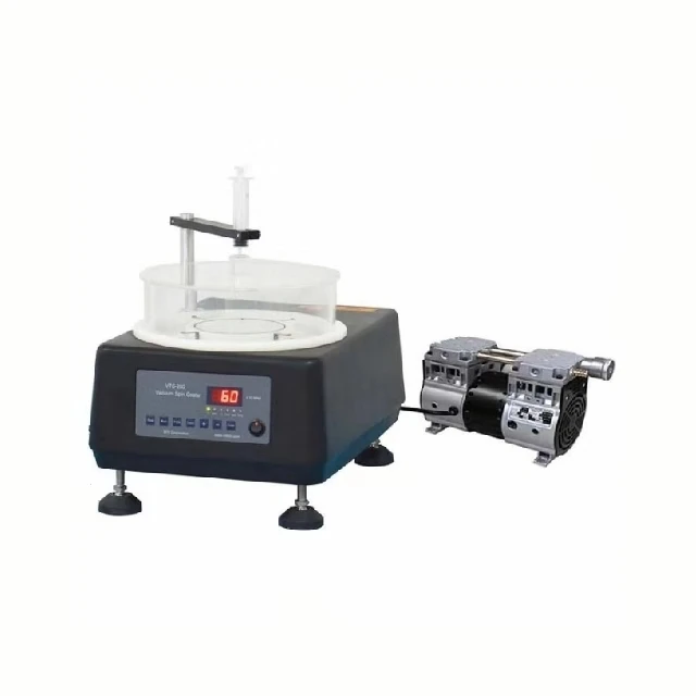 Optional Heating Cover Programmable Vacuum Chuck Spin Coater for Battery Electrode