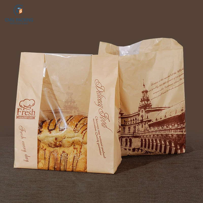 Kraft Paper Food Bakery Grocery Bags