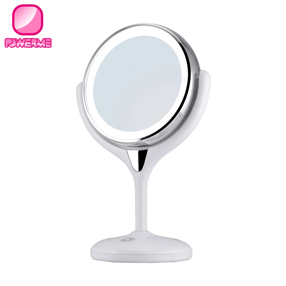 lighted magnifying makeup mirror 20x