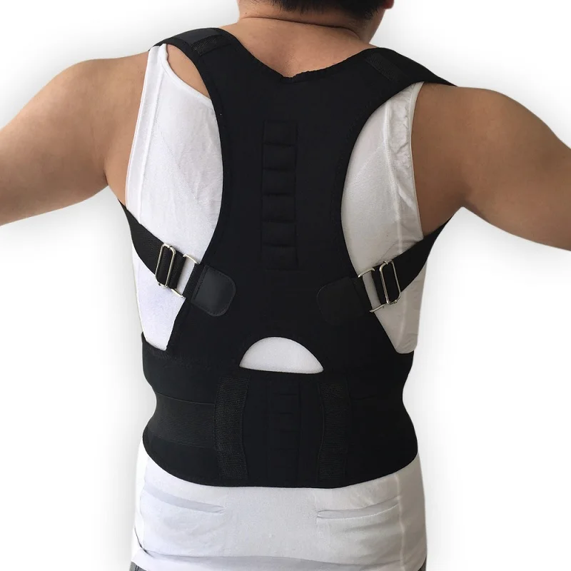 Posture Corrector Magnetic Therapy Brace Shoulder Back Support Belt