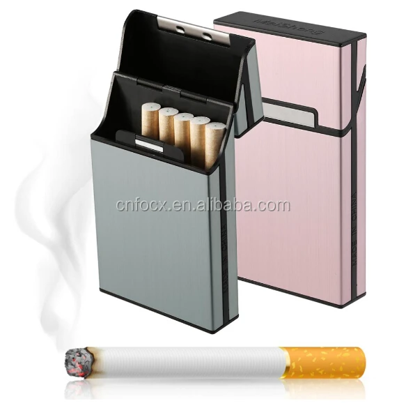 Morza Aluminio del cigarro del Cigarrillo del Bolsillo de la Caja de Humo envase de la Caja Pimp palillo de la Caja de almacenaje 