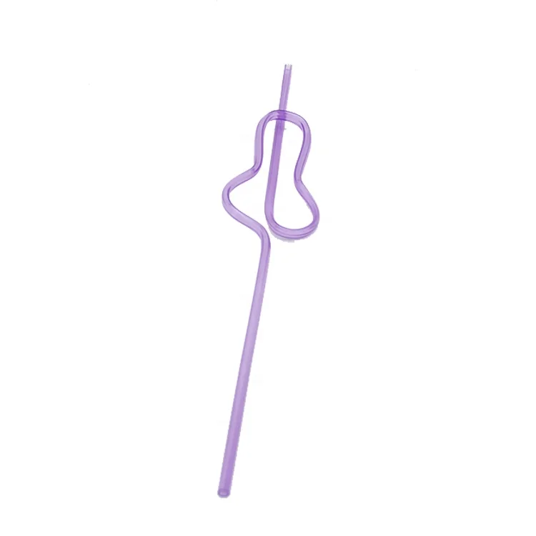 Bpa and PFOA Free Colorful Crazy Straws Silly Loop Straws for Kids