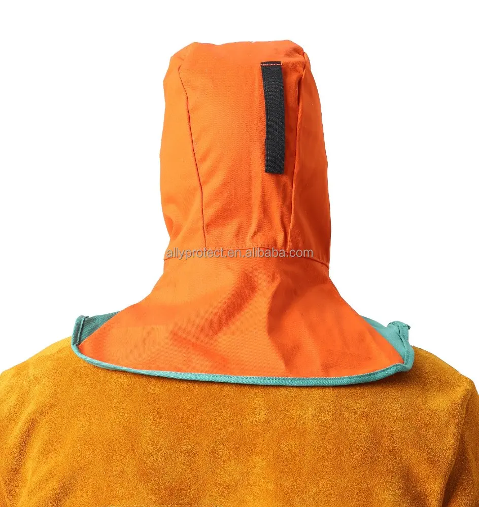 
AP-6671 orange flame retardant cotton hood for welding helmet shield of head protection with CE EN11612 