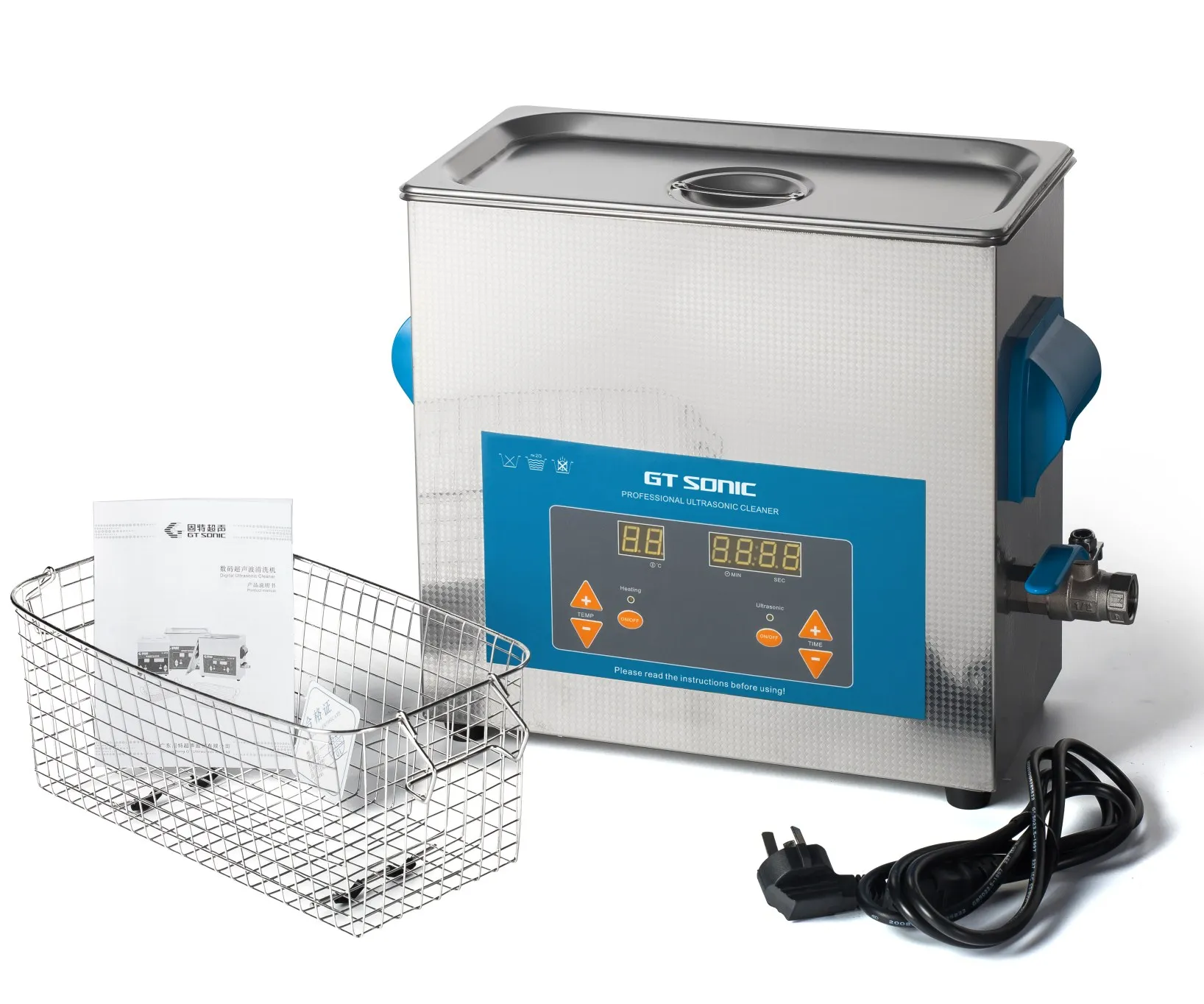 GT SONIC VGT-1860QTD 6L 150W Digital Industrial Ultrasonic Cleaner