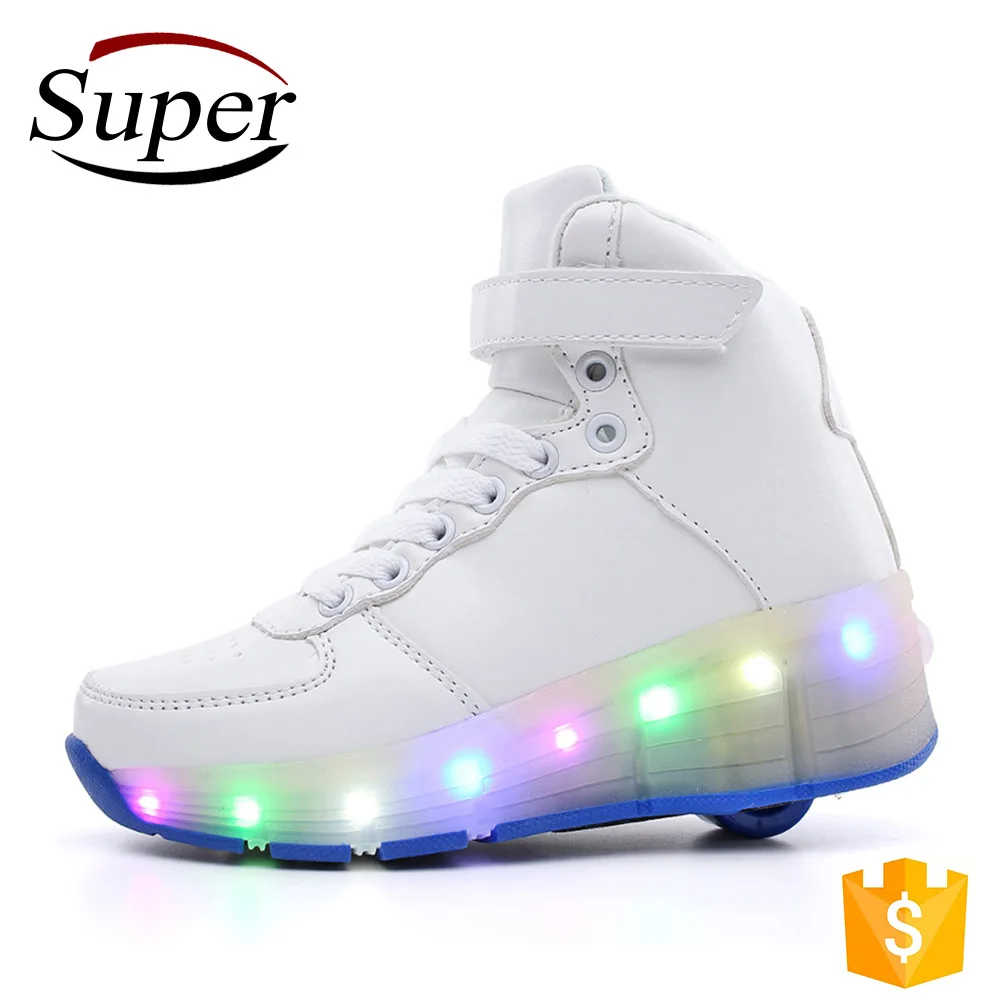 
Перепродажа, импортная светодиодная обувь для роликовых коньков, детская обувь с колесами 