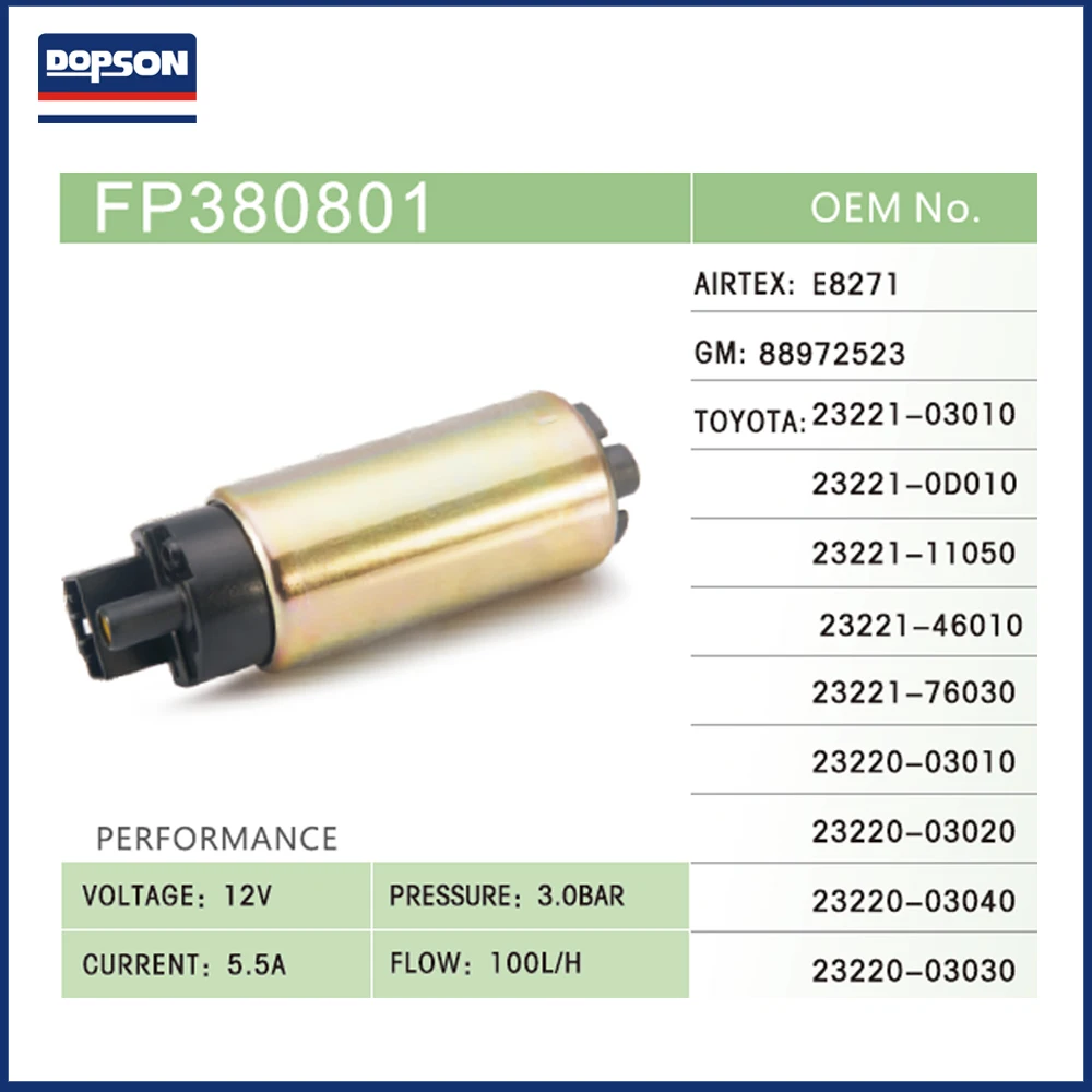 Fuel Pump 23221-11050 for Japanese Cars - Dopson Quality