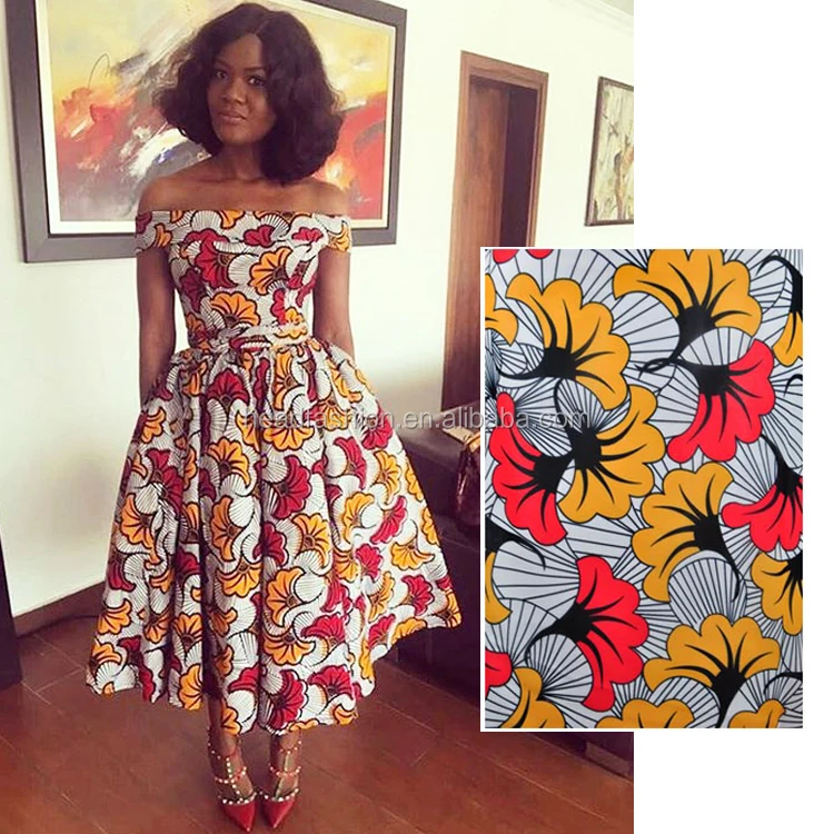 ankara and chiffon styles