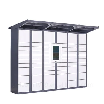 Electronic smart logistic delivery parcel locker