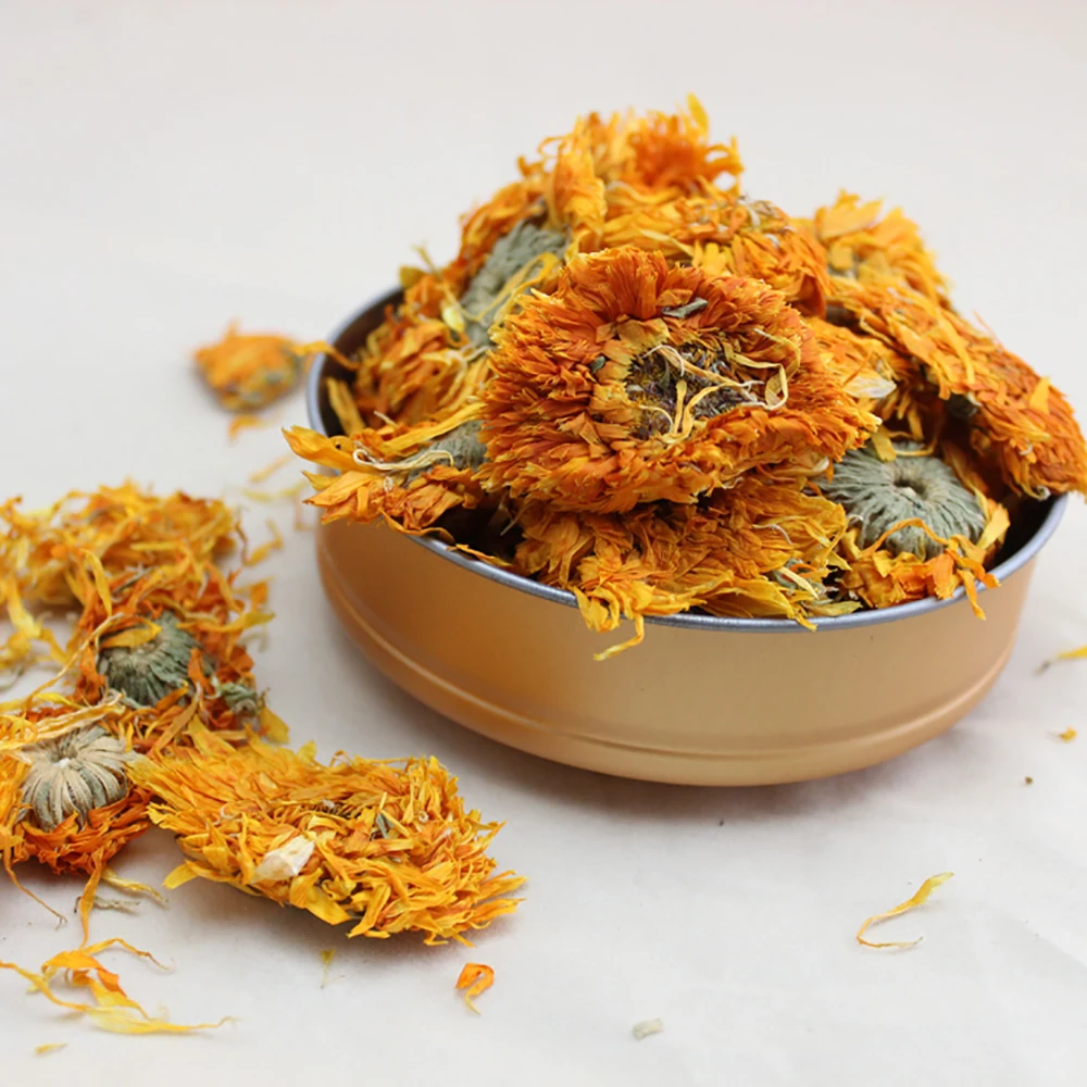 中国传统草本天然花茶干万寿菊花茶