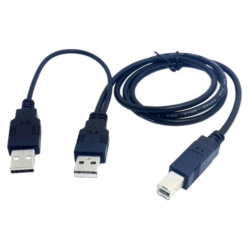 markedsføring fiber Spille computerspil Source 2.0 y cable Double two usb a male to usb b male printer usb splitter  cable for printer on m.alibaba.com