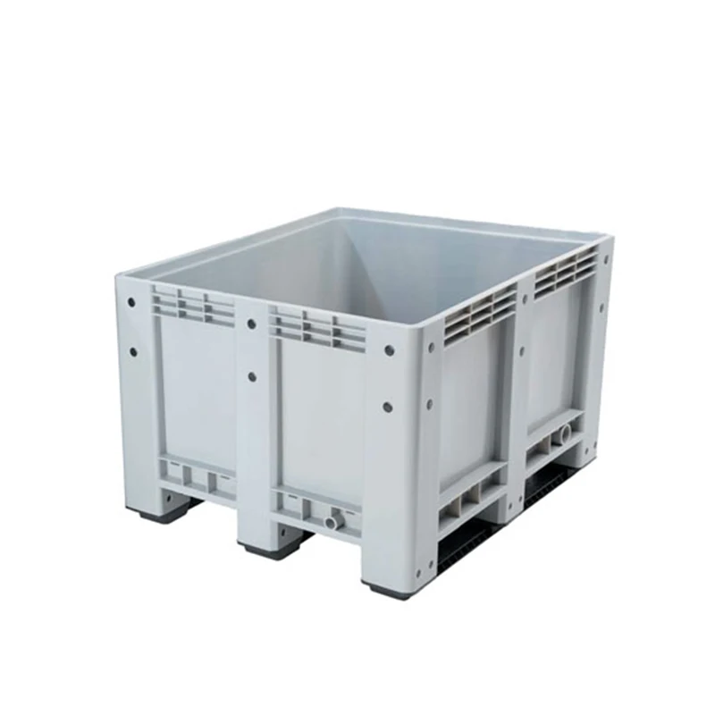 factory direct sale industrial bulk cargo storage rigid plastic pallet boxes for packaging