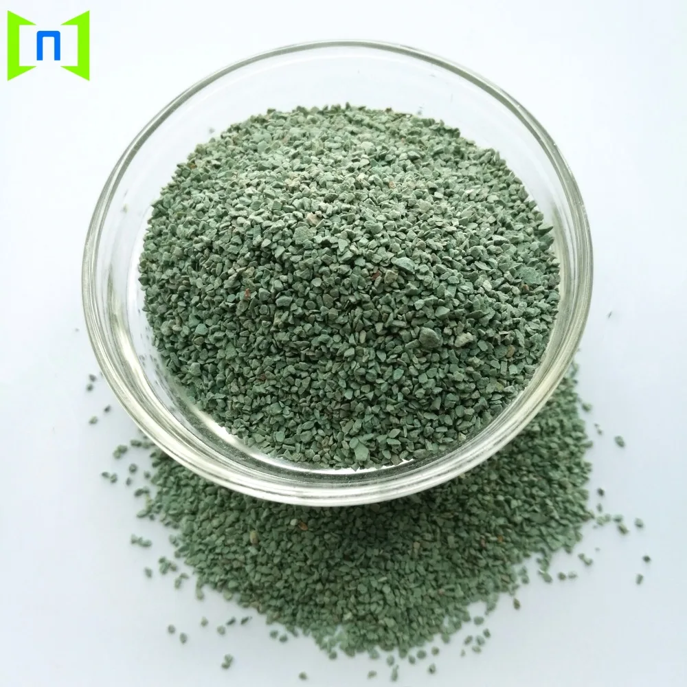 Зеленый Натуральный цеолитный клиноптилит, поставщик песочника цеолита